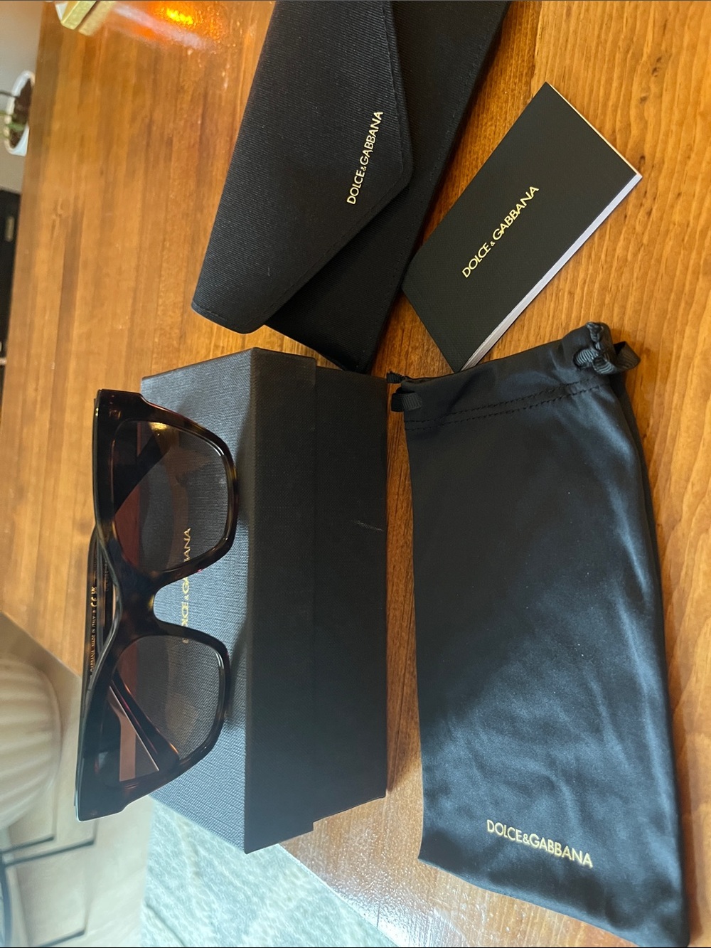 Dolce & Gabbana women’s Brown Tortoiseshell Sunglasses - D&G Designer Eyewear